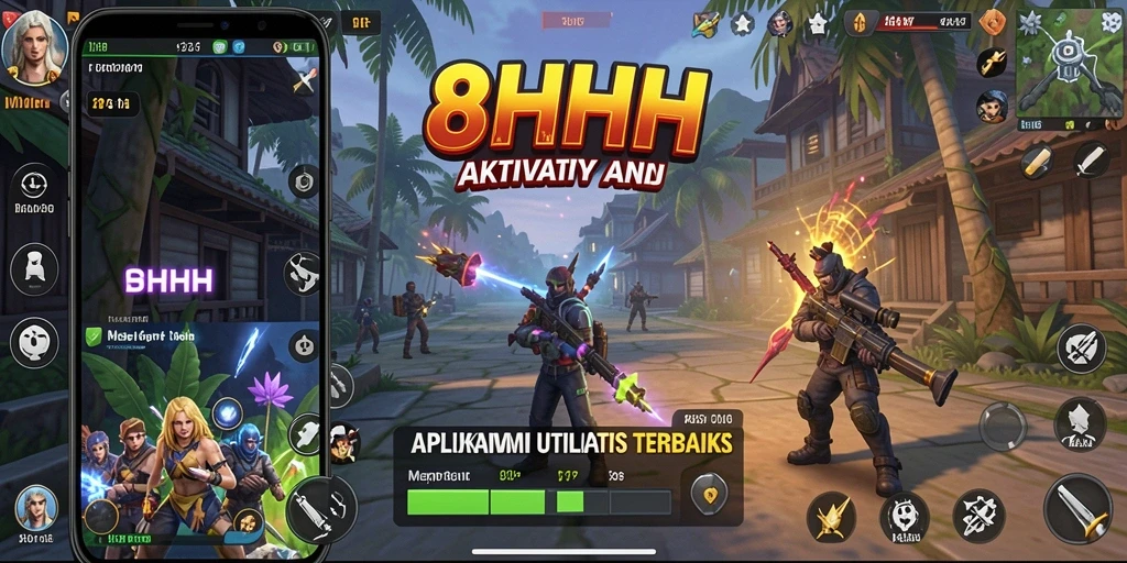 Tampilan antarmuka utama 8HHH yang intuitif dan user-friendly.