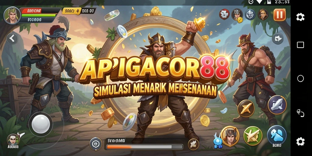 Screenshot gameplay APIGACOR88 menunjukkan aksi seru dan interaktif.
