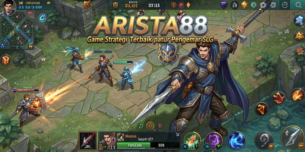 Tangkapan layar gameplay ARISTA88 menunjukkan strategi yang mendebarkan.
