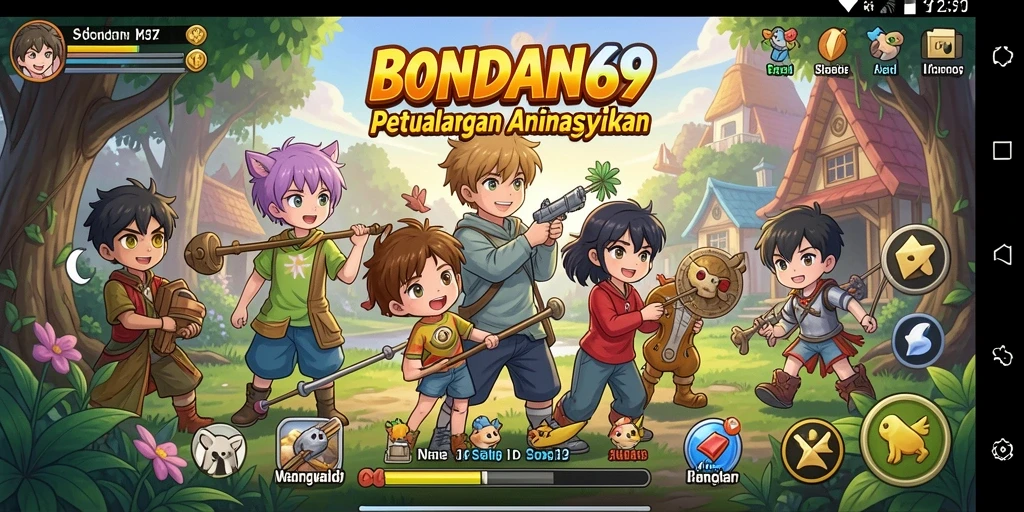 Gameplay BONDAN69 yang menarik dengan karakter anime.