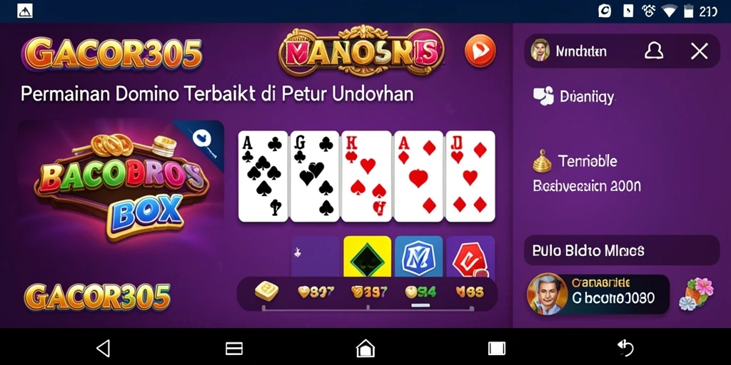 Tampilan gameplay GACOR305 yang menarik dan interaktif.