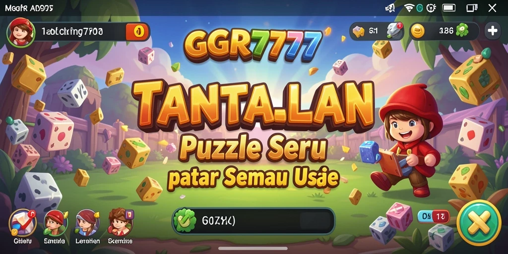Gameplay seru GGR7777 dengan puzzle yang menantang.