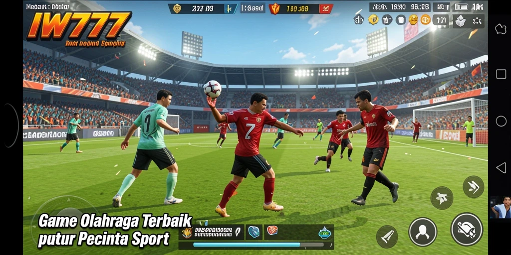 Tampilan screenshot IW777 menunjukkan keseruan dalam bermain olahraga.
