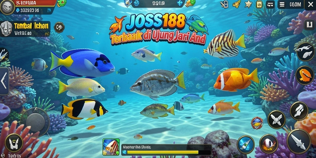 Tampilan menarik gameplay Tembak Ikan di JOSS188.