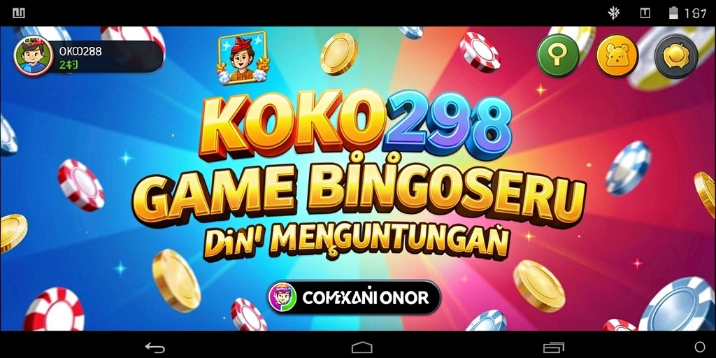 Tampilan gameplay KOKO288 yang seru dan interaktif dalam permainan Bingo.
