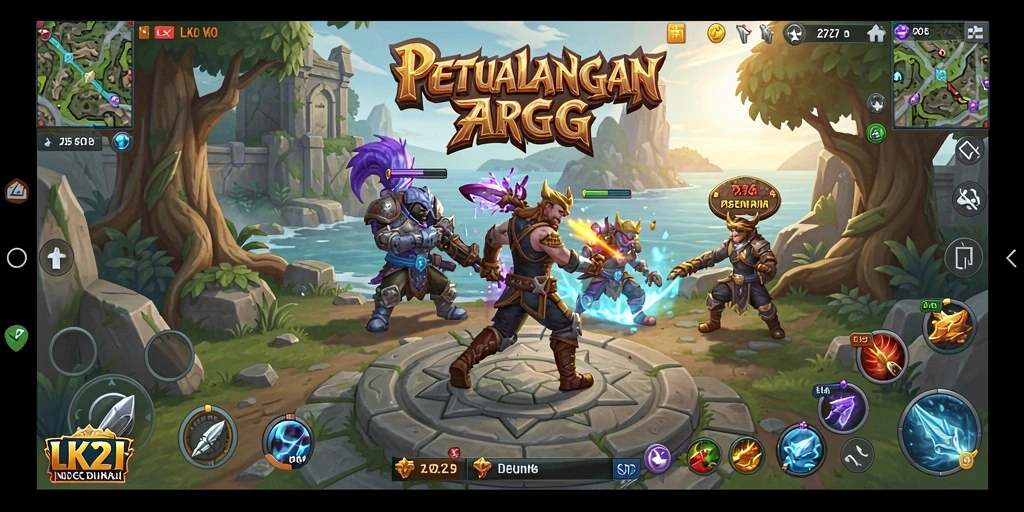 Gameplay ARPG menakjubkan dalam LK21 dengan aksi seru.