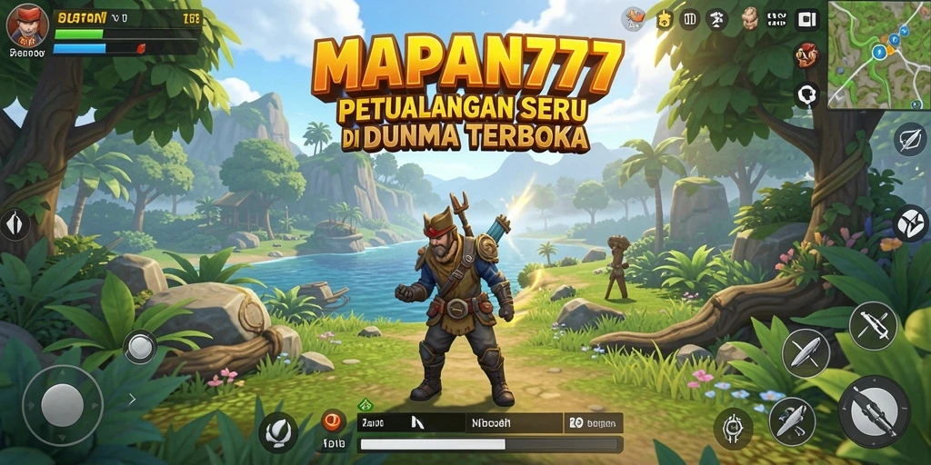 Tampilan gameplay seru di dunia terbuka MAPAN777.