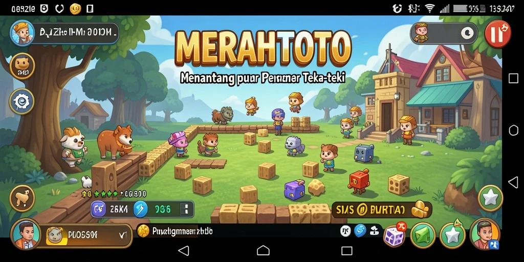 Tampilan gameplay <strong>MERAHTOTO</strong> yang menarik dengan teka-teki yang menantang.