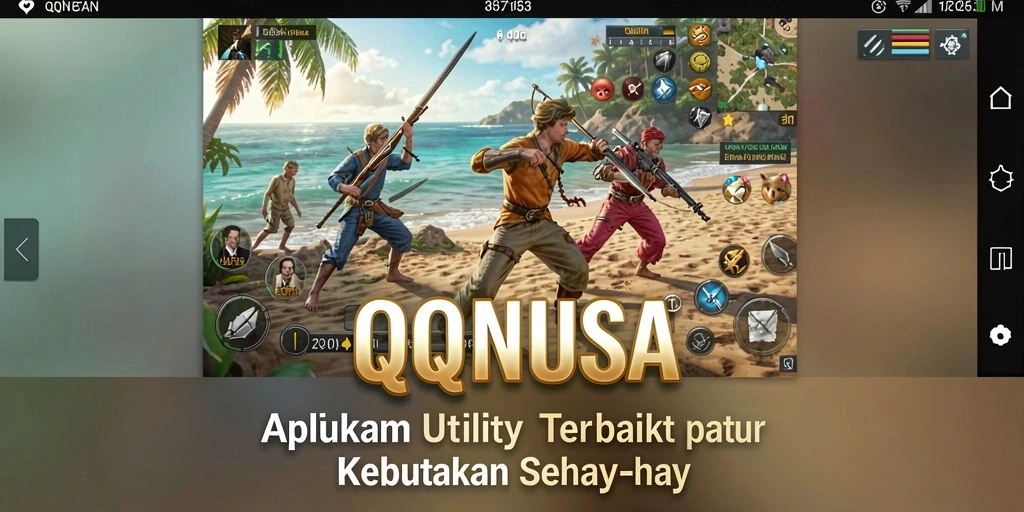 Tampilan intuitif dari aplikasi QQNUSA yang membantu pengguna dalam mengelola tugas.
