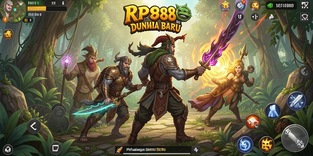 Gameplay RP888 yang mendebarkan dan penuh aksi petualangan.