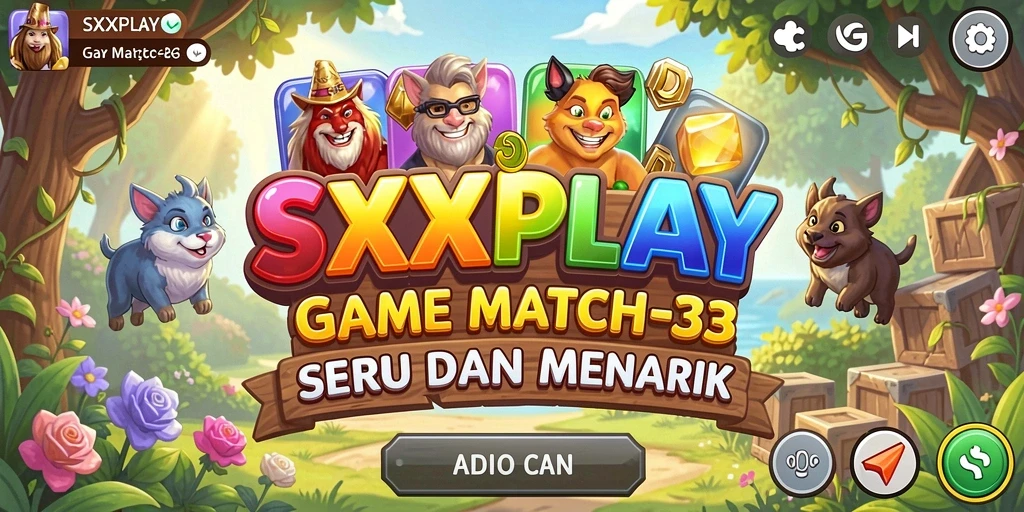 Tangkapan layar SXXPLAY menampilkan gameplay Match-3 yang seru.