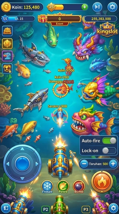 Tampilan aplikasi kingslot di layar utama ponsel.